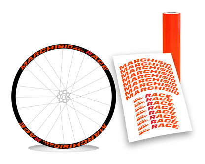 kit adesivi stickers cerchi bicicletta MARCHISIO carbo race