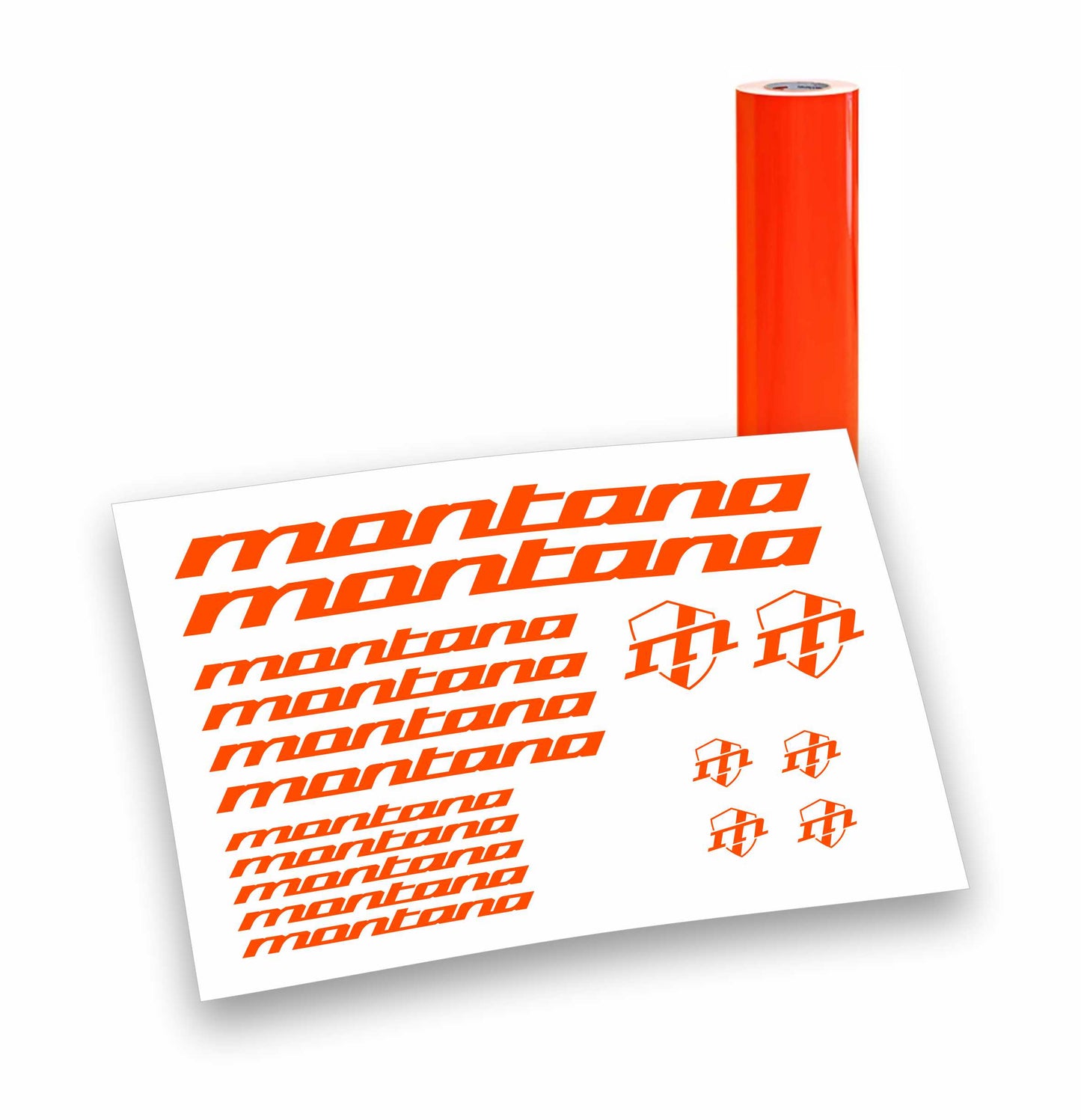 Montana kit adesivi per mountain bike e bici da corsa completo 17 pezzi