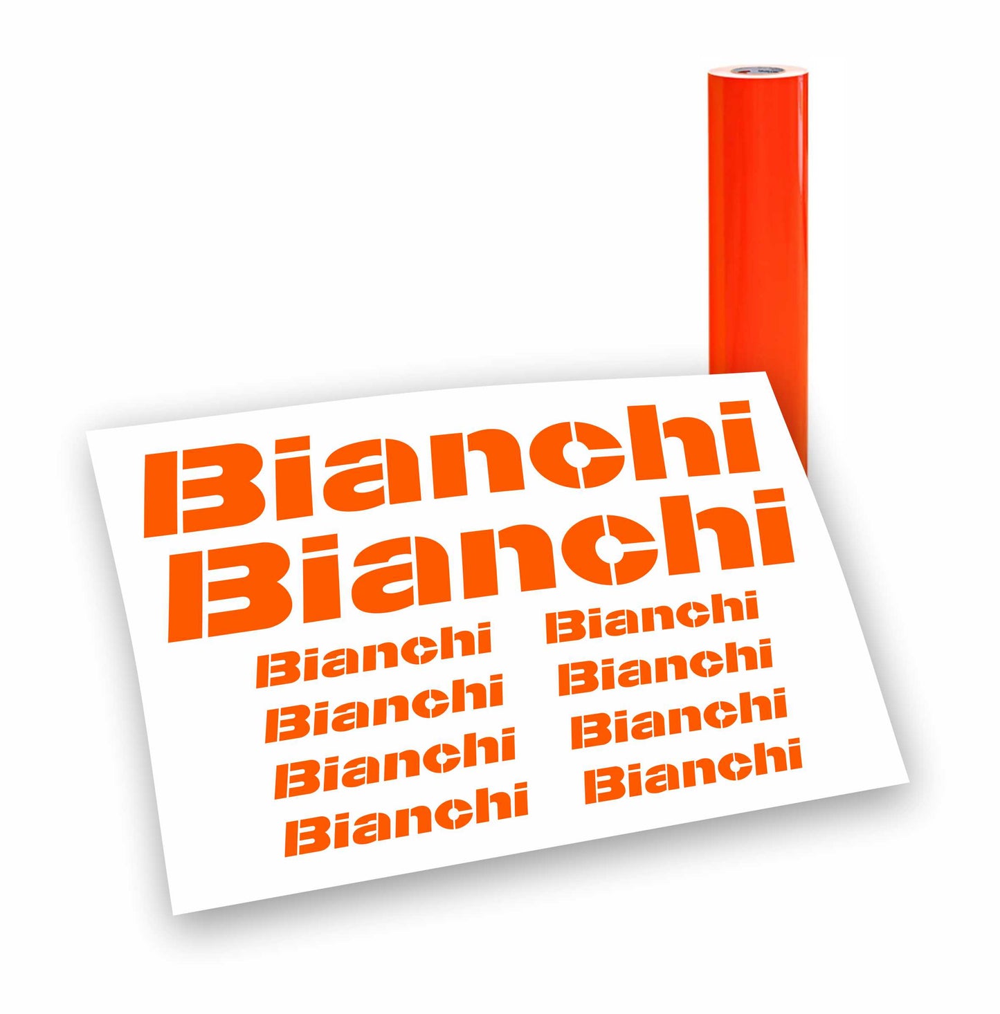 kit adesivi bicicletta bianchi colore personalizzato
