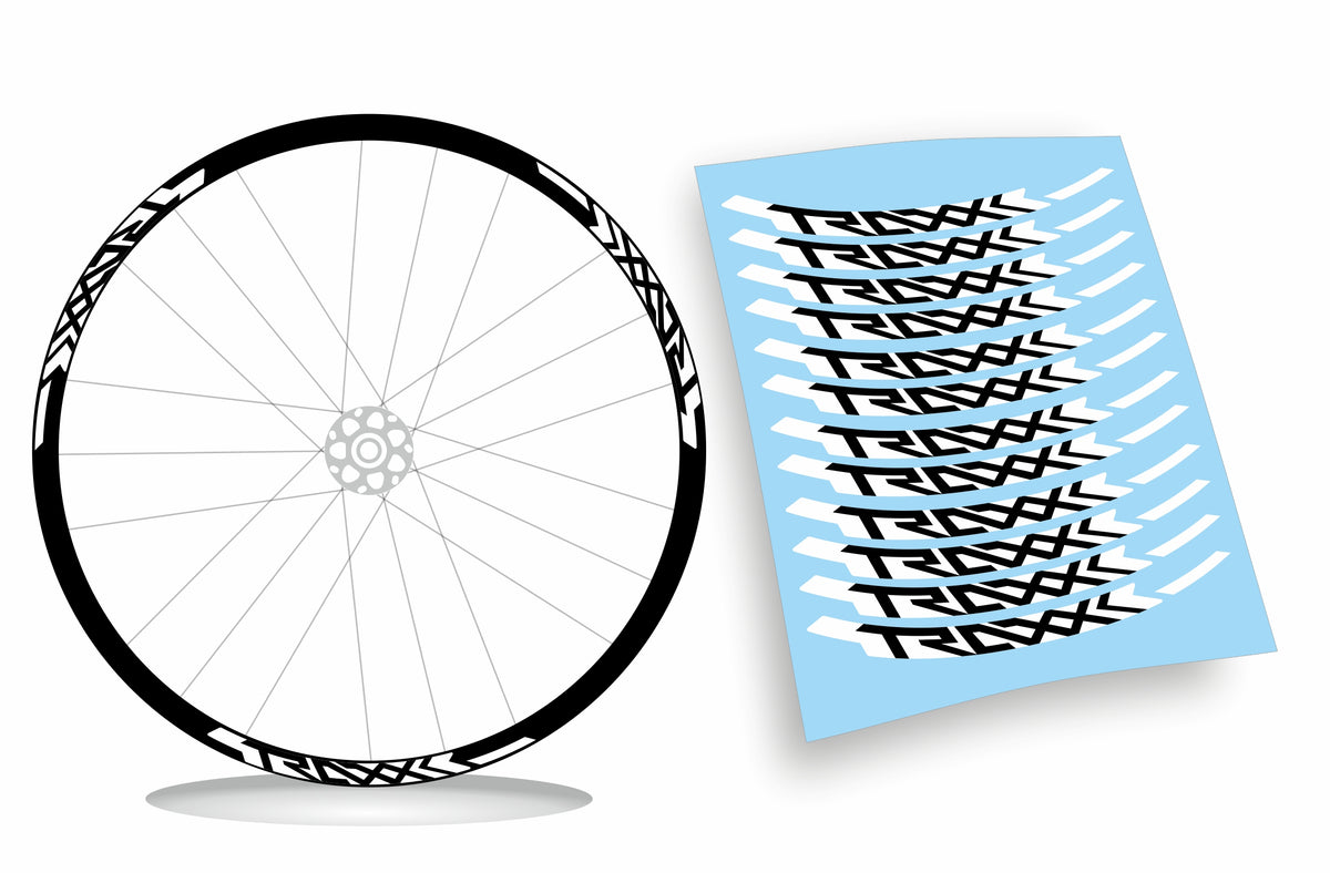 Traxx - Kit adesivi cerchi bicicletta mountain bike