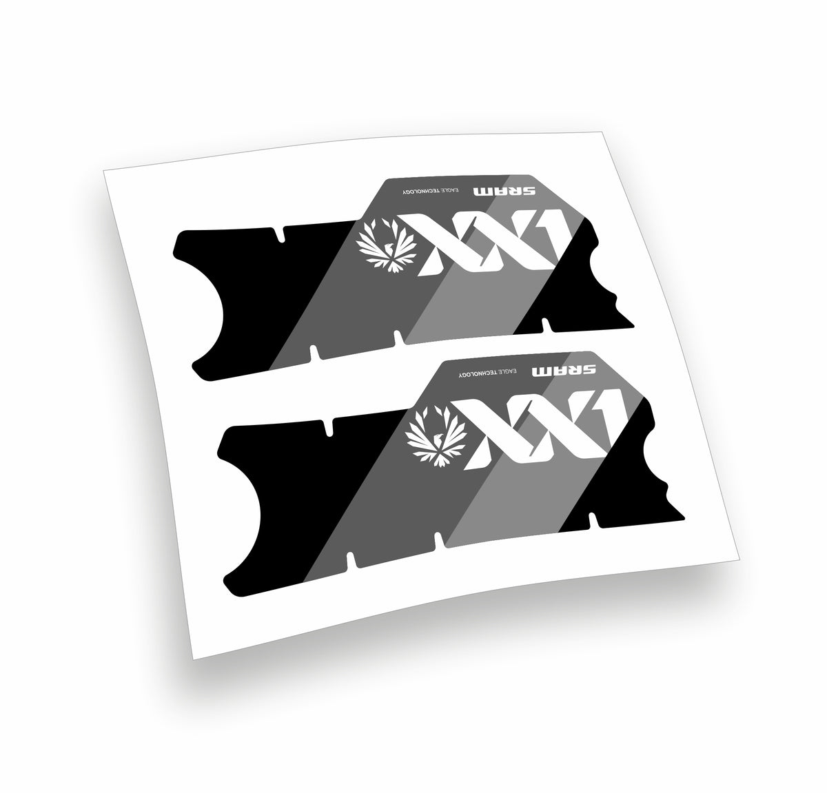 Sram XX1 Eagle Axs DUB adesivi sticker per pedivelle