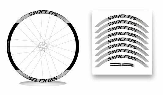 Scott Syncros Silverton 1.0 Kit adesivi cerchi bici mtb sticker personalizzati