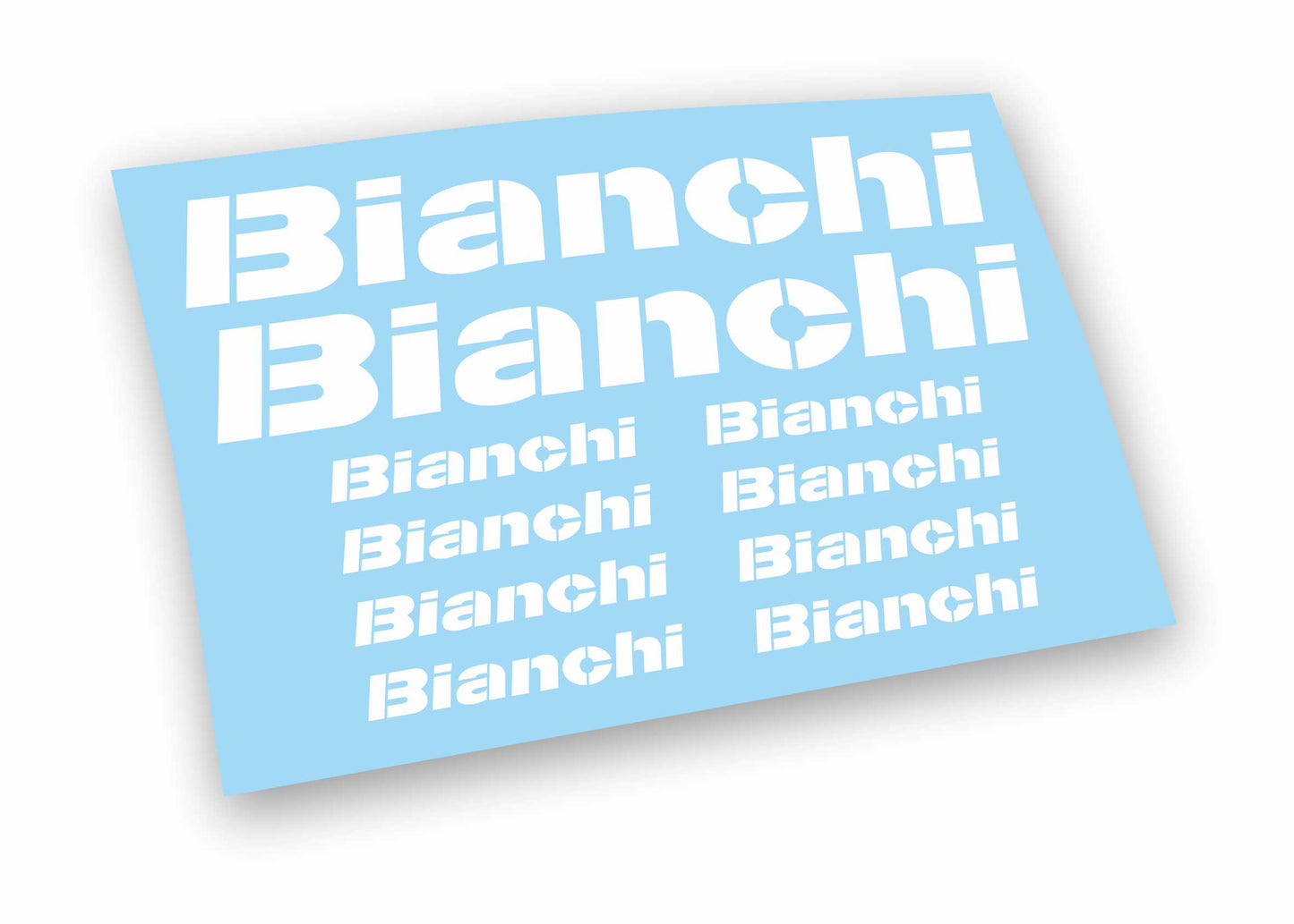 kit adesivi bicicletta bianchi colore personalizzato