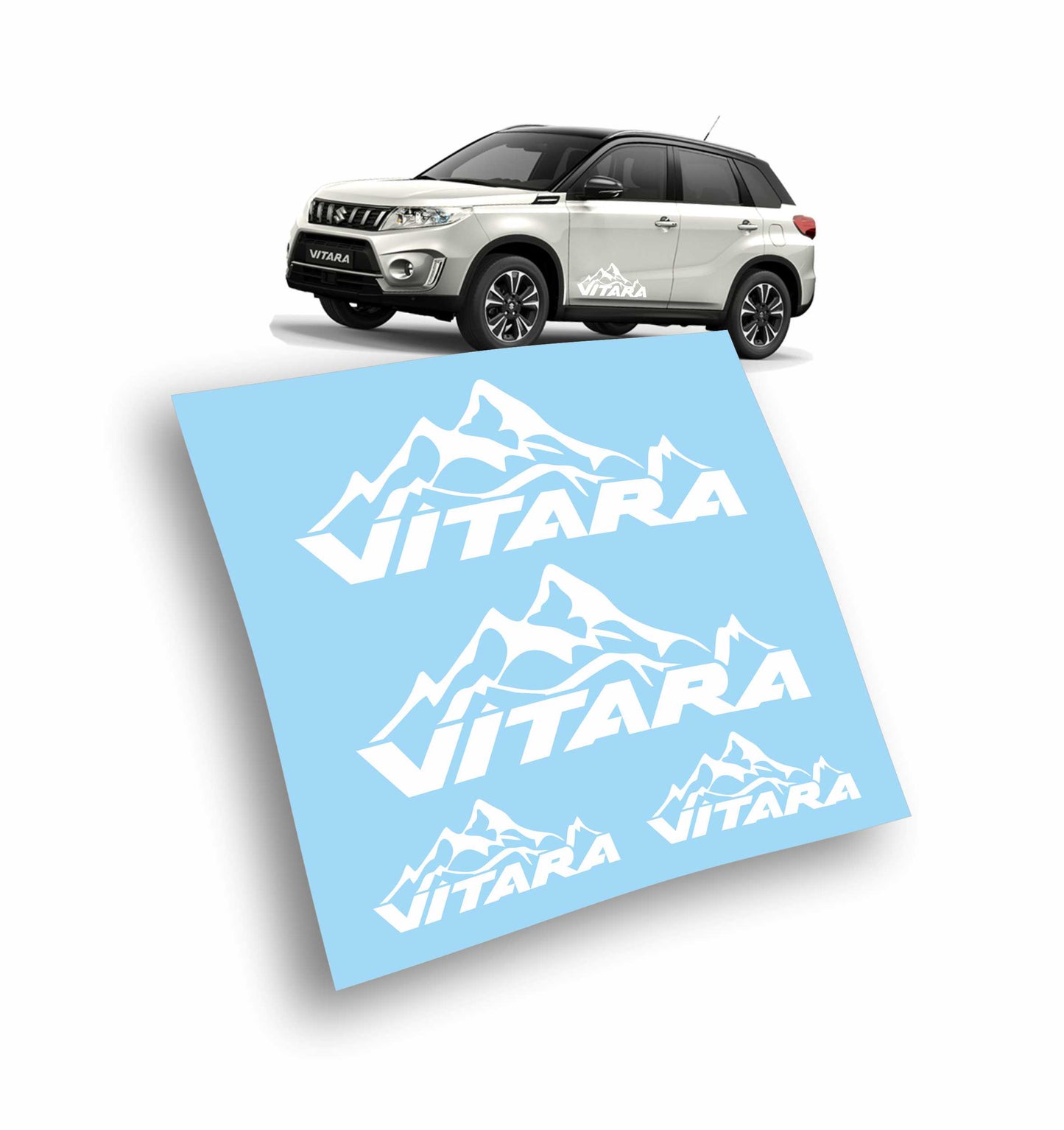 Suzuki Vitara montagne kit adesivi stickers auto colore personalizzato