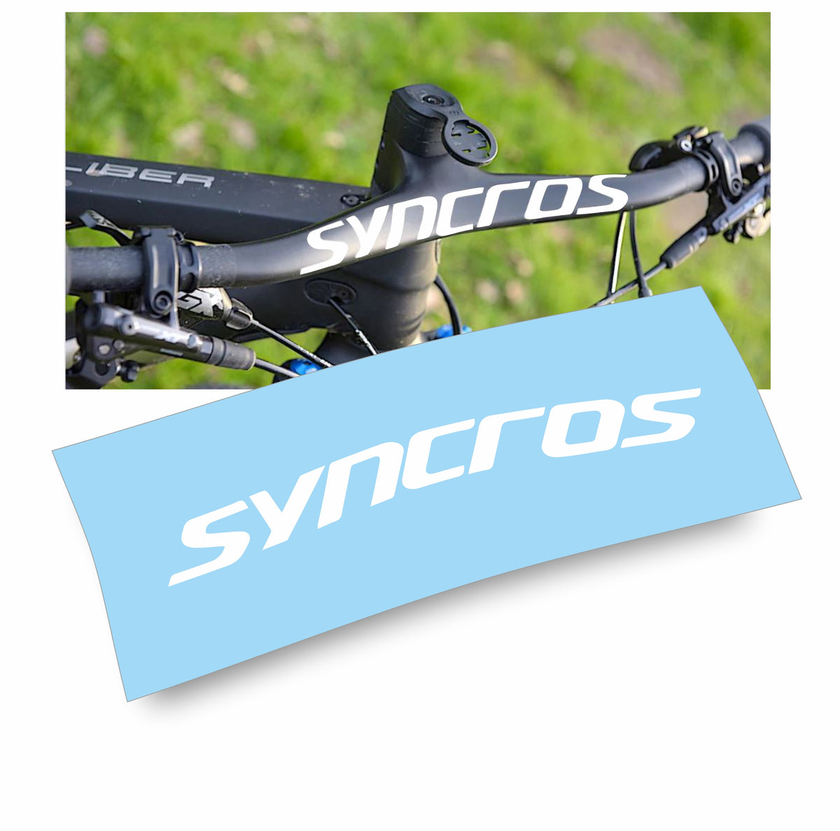 Syncros Fraser IC SL adesivo sticker per manubrio