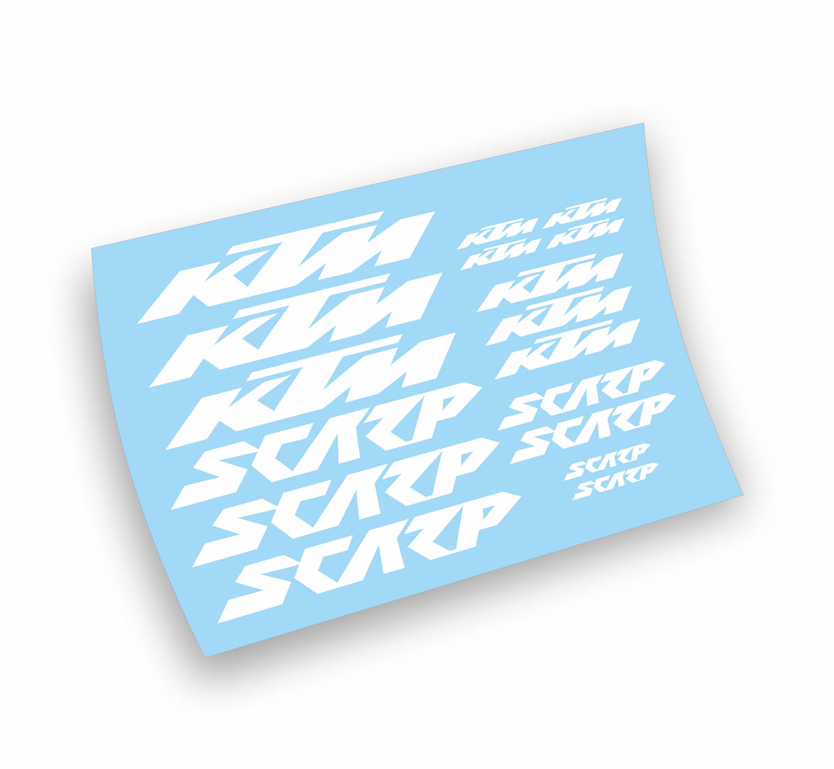 KTM Scarp kit adesivi completo per mountain bike biciletta mtb 17 pezzi