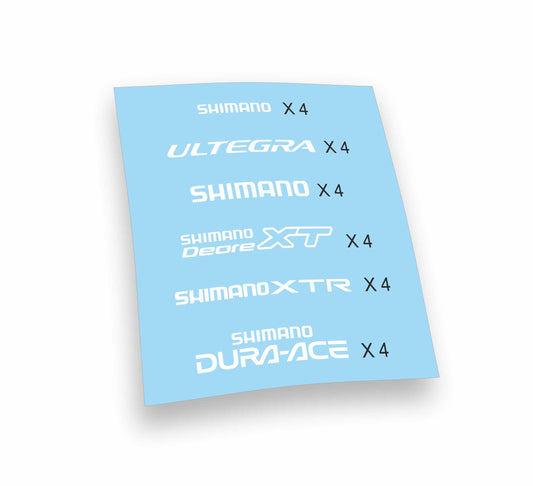 Shimano XT Deore XTR Dura-Ace Ultegra kit adesivi