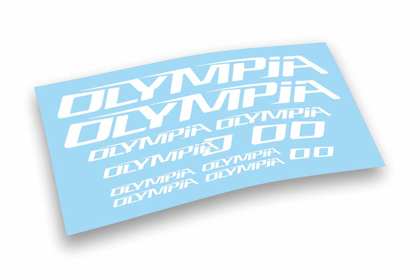 OLYMPIA kit adesivi bicicletta colori personalizzati anche fluo
