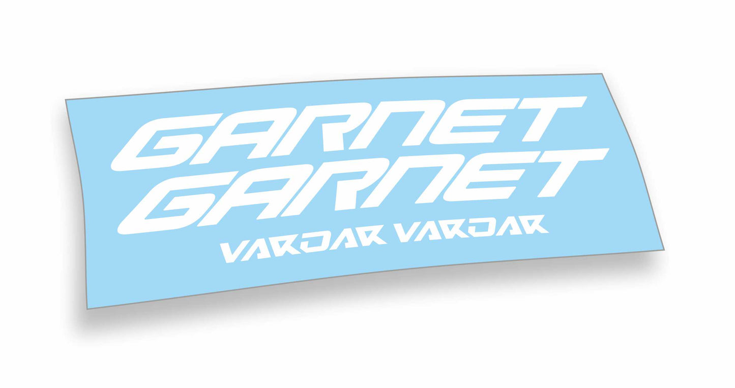 Garnet Vardar Kit adesivi bicicletta colore personalizzato