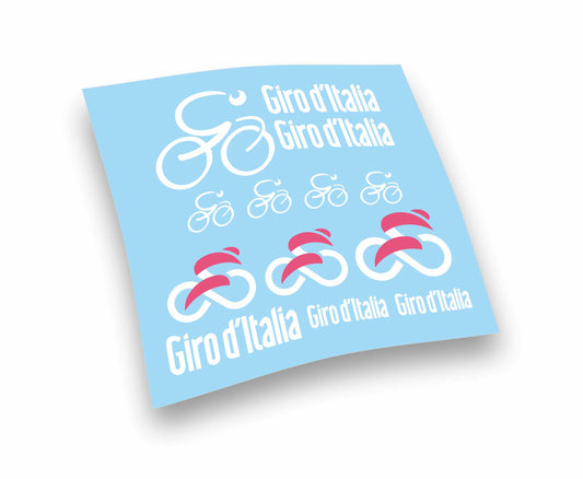 Giro d'Italia kit adesivi completo 13 pezzi per mountain bike e bici da corsa