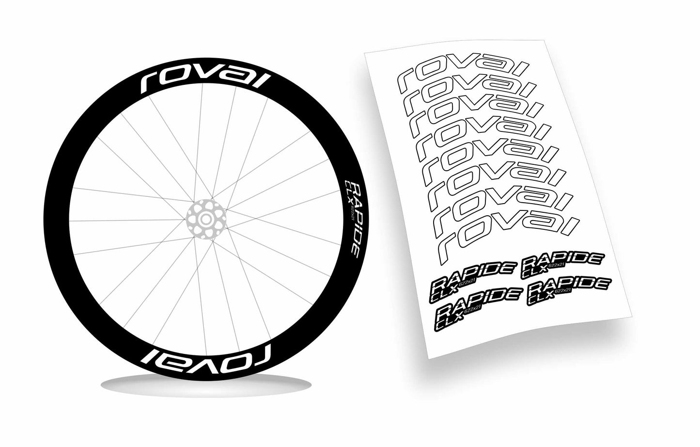ROVAL Rapide CLX adesivi stickers ruote