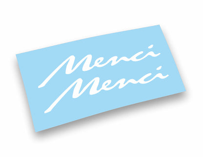 Adesivi Stickers Menci (200cm x 39cm) per cassone rimorchio camion tir