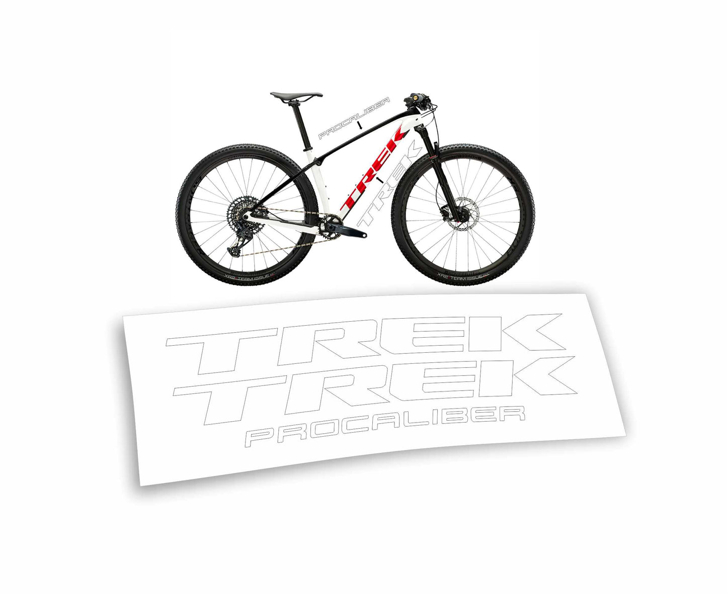 Trek Procaliber kit adesivi bicicletta colore personalizzato