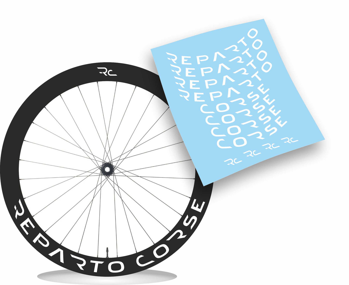 Bianchi reparto corse adesivi cerchi