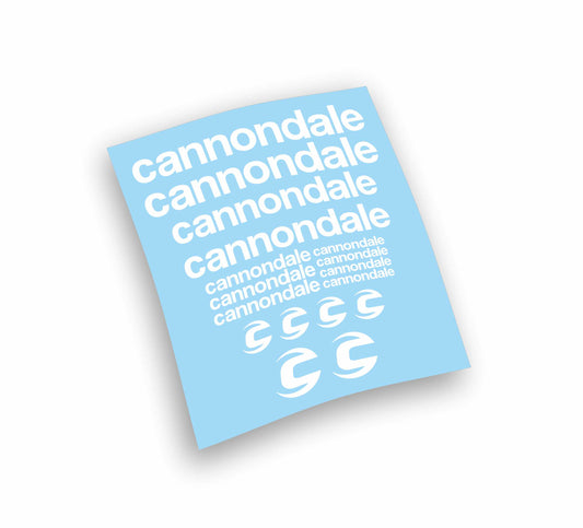 Cannondale kit adesivi logo nuovo tipo arial logo 2021