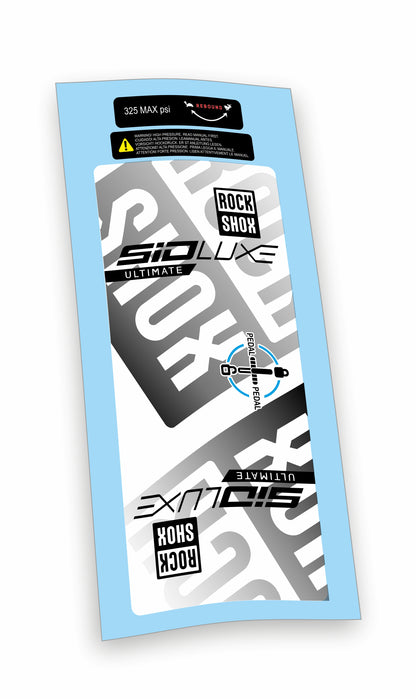Rock Shox kit Sid Luxe Ultimate Blocco Pedivella adesivi bicicletta colore personalizzato