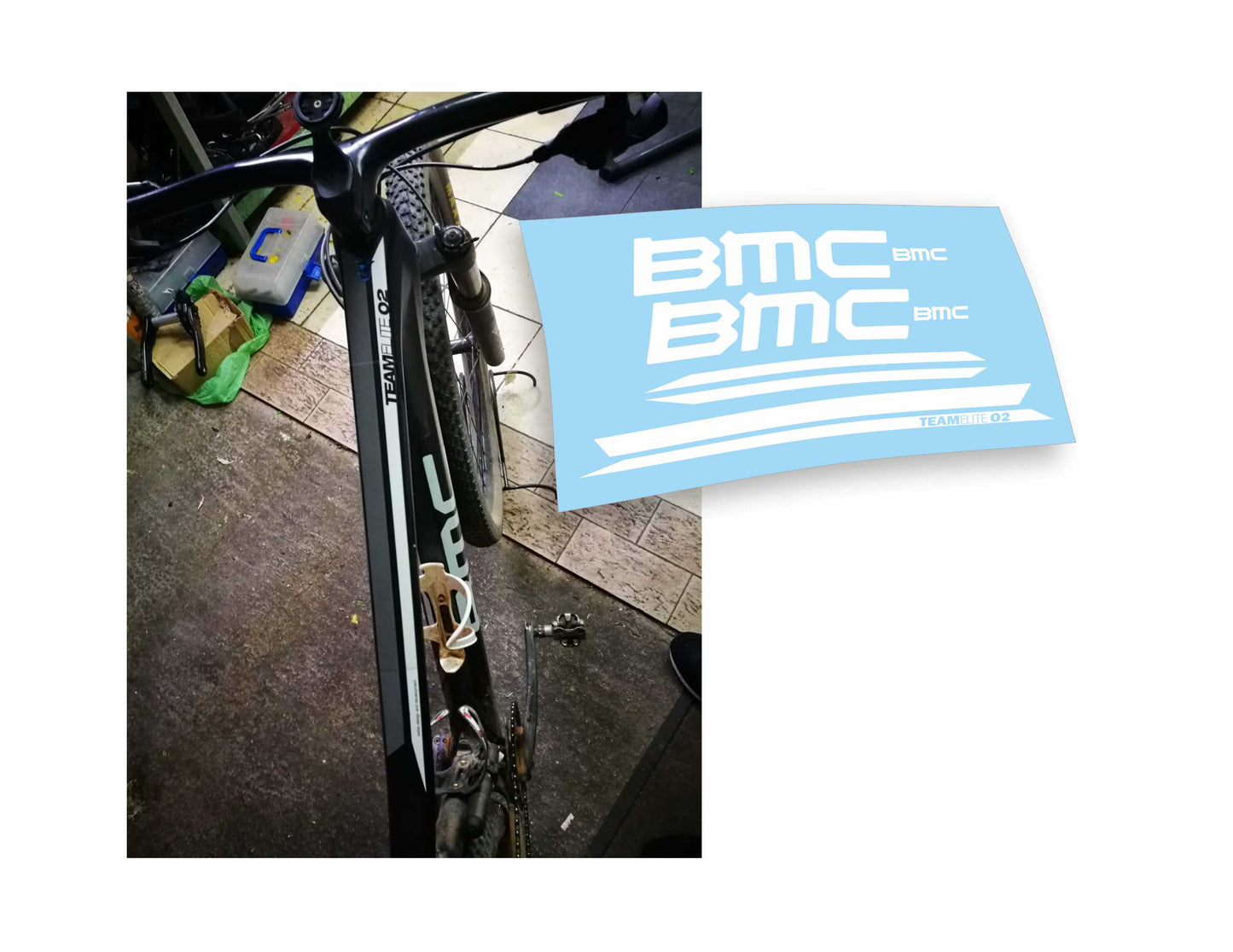 BMC TeamElite02 kit adesivi MTB