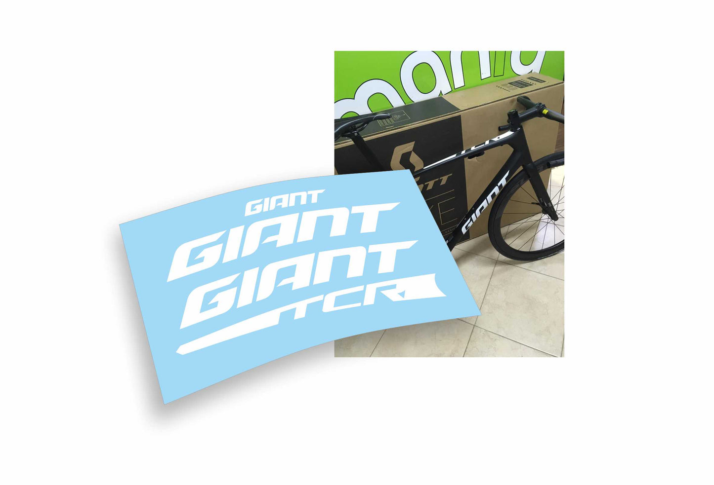 Giant TCR 2020 ADVANCED PRO TEAM DISC kit adesivi bicicletta colore personalizzato