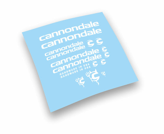 Cannondale kit adesivi per bici da corsa completo 14 pezzi