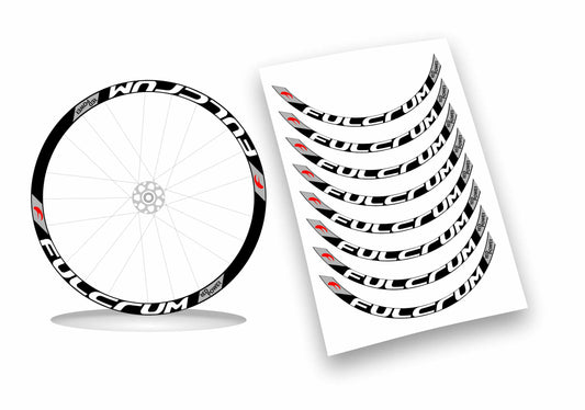 fulcrum red power adesivi stickers per cerchi bici