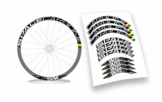 Space Carbon 31 kit adesivi personalizzati