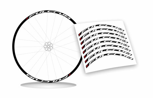 adesivi per ruote fulcrum stickers per cerchi bici