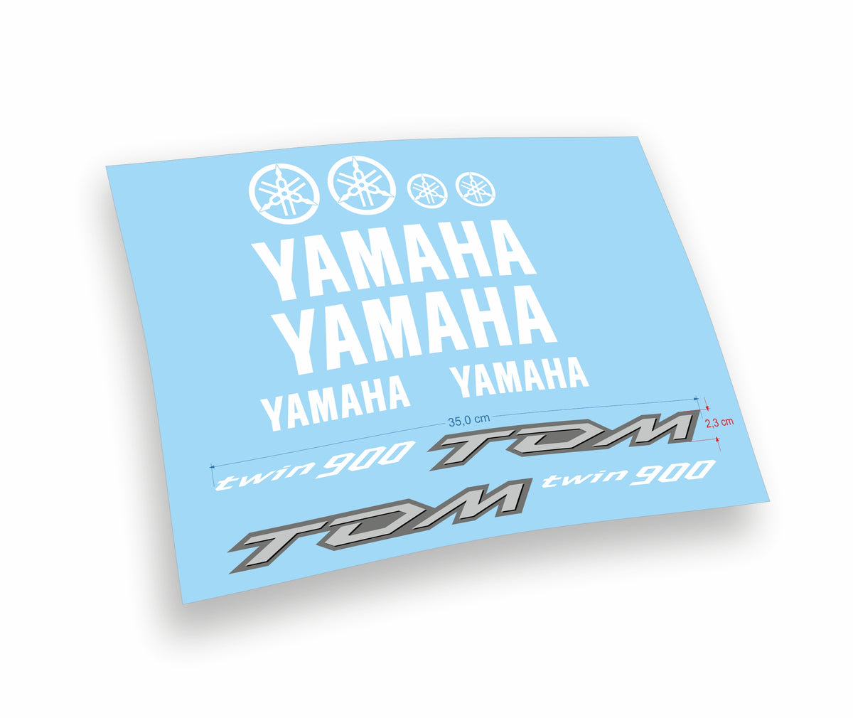 yamaha twin900 TDM Kit adesivi stickers decalcomanie moto