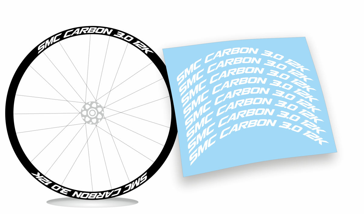 SMC Carbon 3.0 12K kit adesivi personalizzati