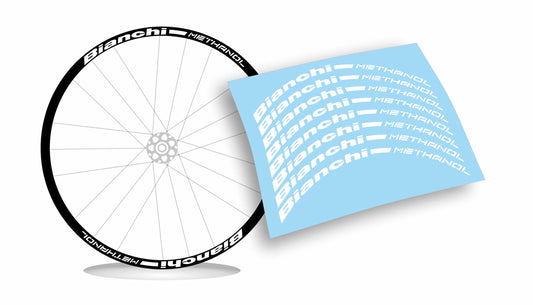 Bianchi Methanol scritte ruote