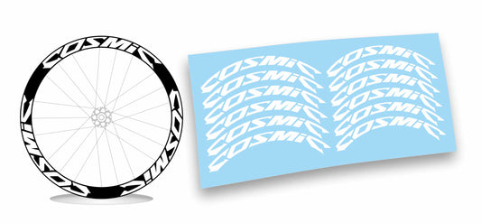 mavic COSMIC 40mm kit adesivi stickers per ruote