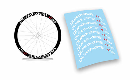 dura-ace c50 shimano kit adesivi stickers per ruote