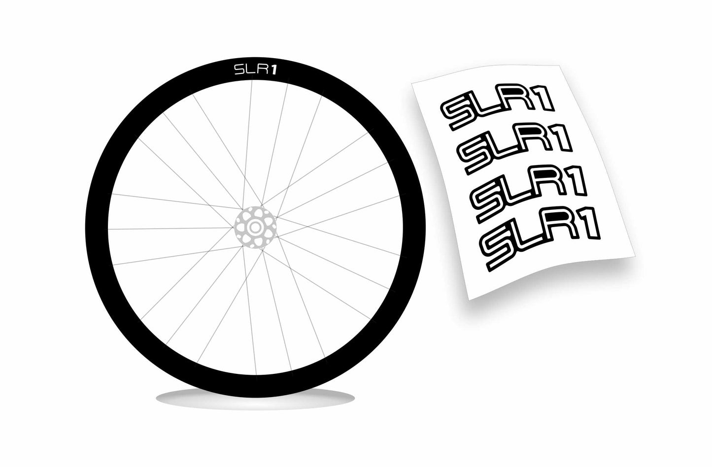 Giant slr 1 disc "42" adesivi per cerchio bici da corsa
