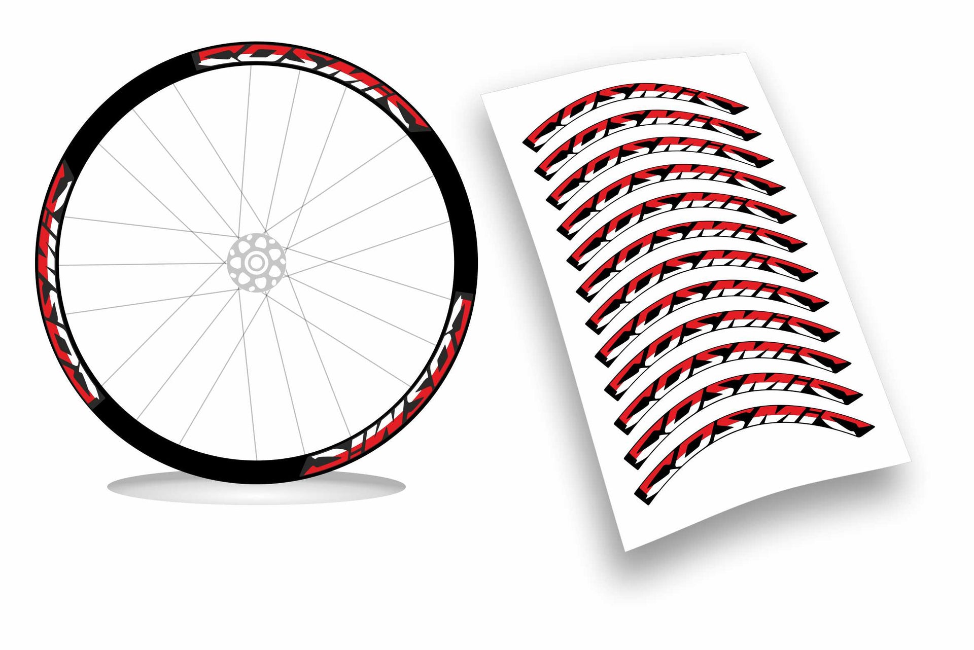 BIKE-label X400064 - Set Di Adesivi Per Bicicletta, 14 Pezzi, Motivo: E-Bike Roller Racing Urban - Foto 12
