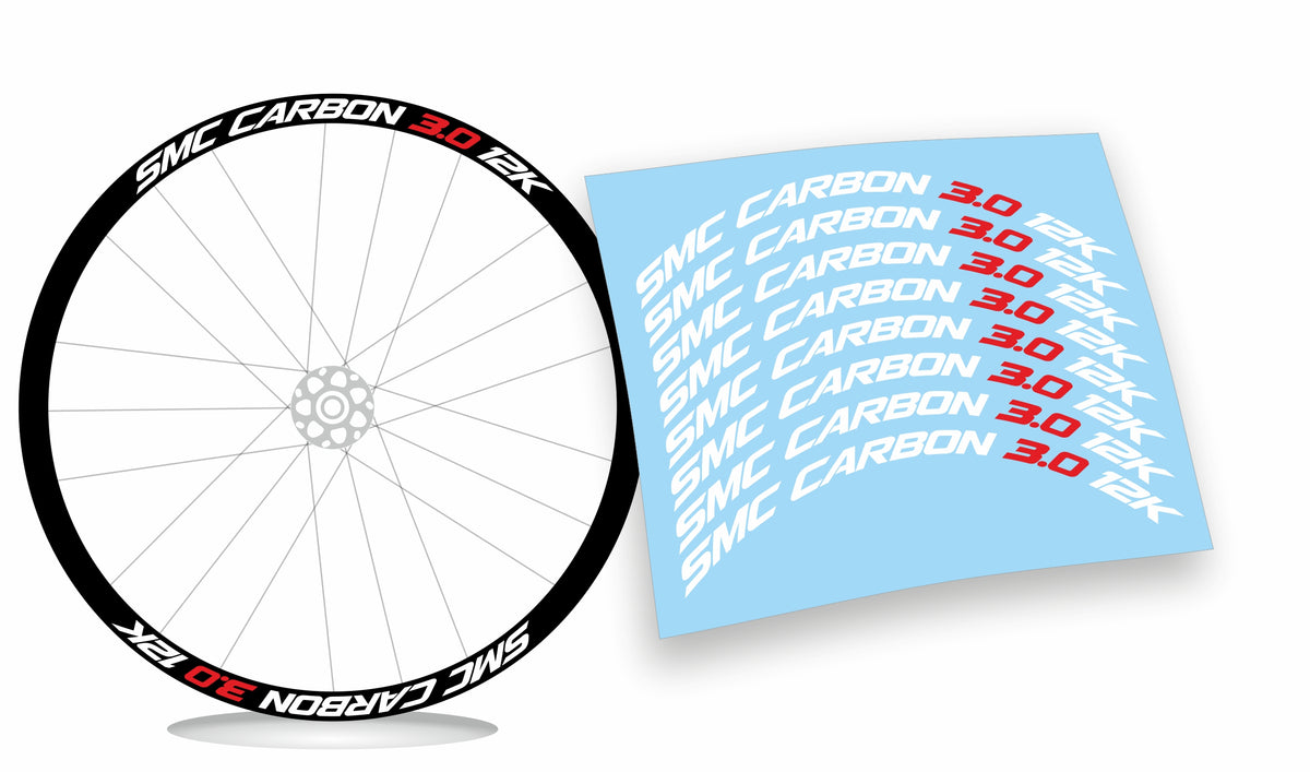 SMC Carbon 3.0 12K kit adesivi personalizzati