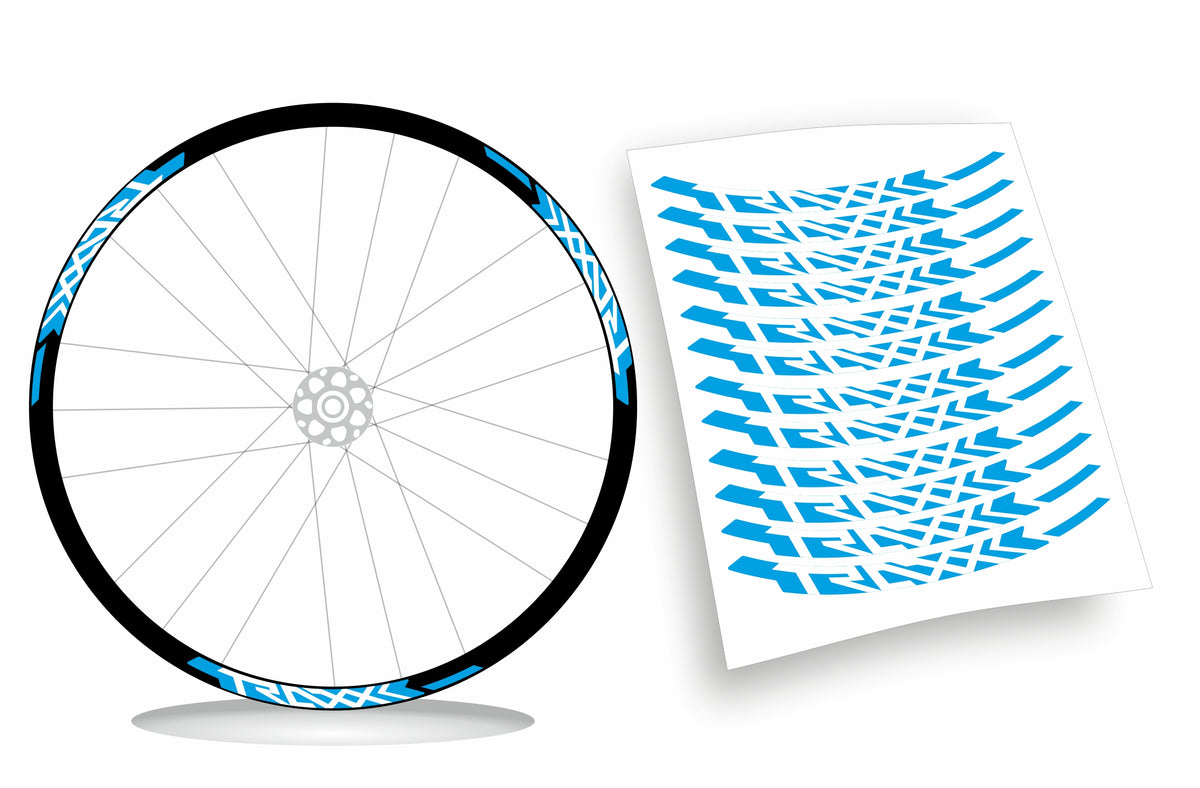 Traxx - Kit adesivi cerchi bicicletta mountain bike