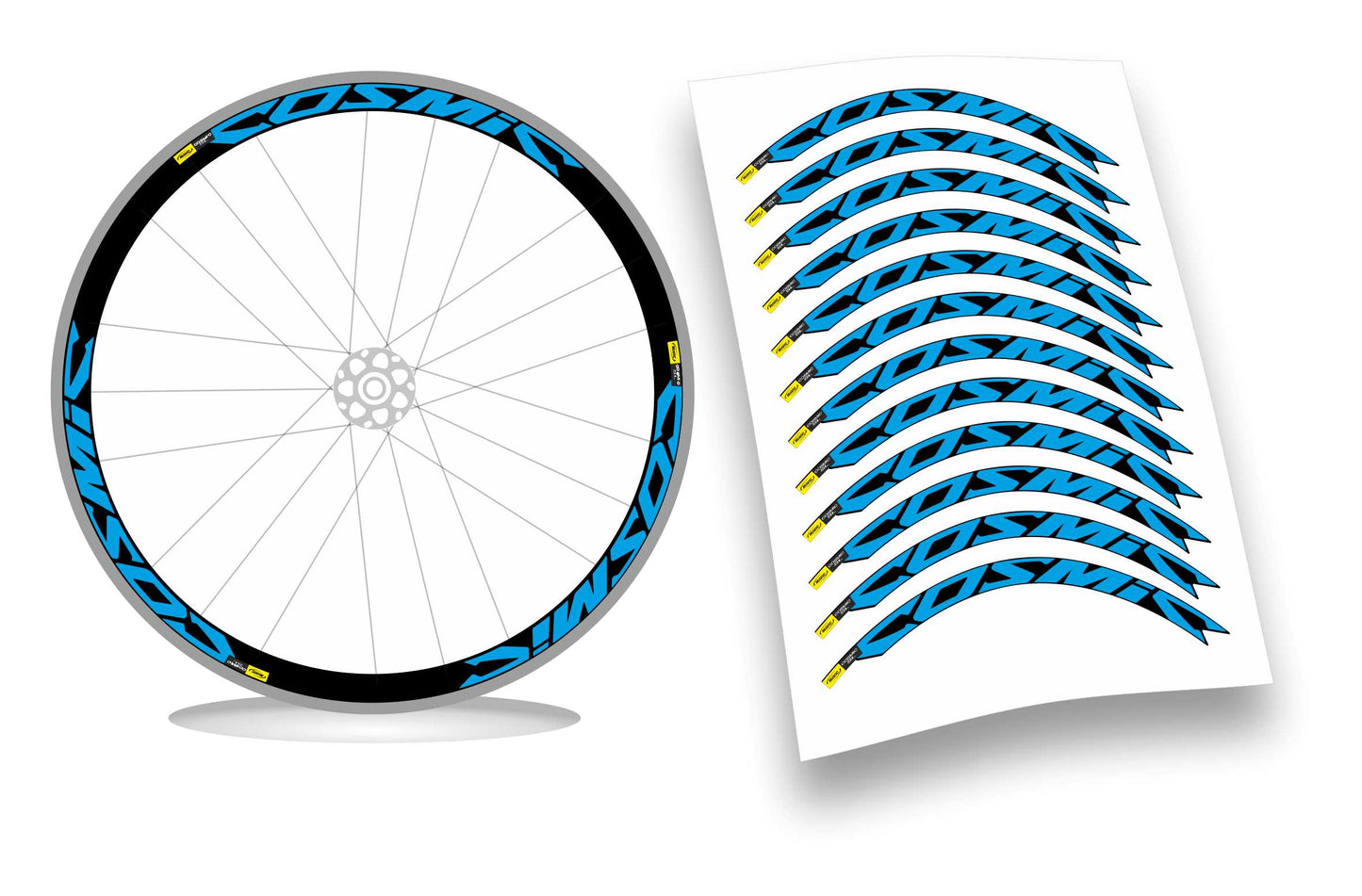 Cosmic Mavic sl 50 adesivi stickers