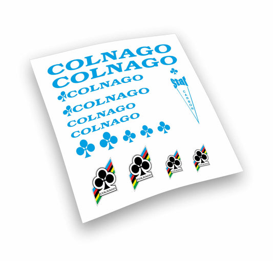 Kit adesivi Colnago colori a scelta anche fluo 16pz bicicletta mtb bdc