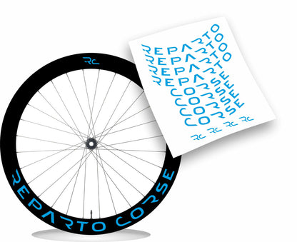 Bianchi reparto corse adesivi cerchi