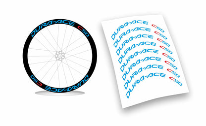 dura-ace c50 shimano kit adesivi stickers per ruote