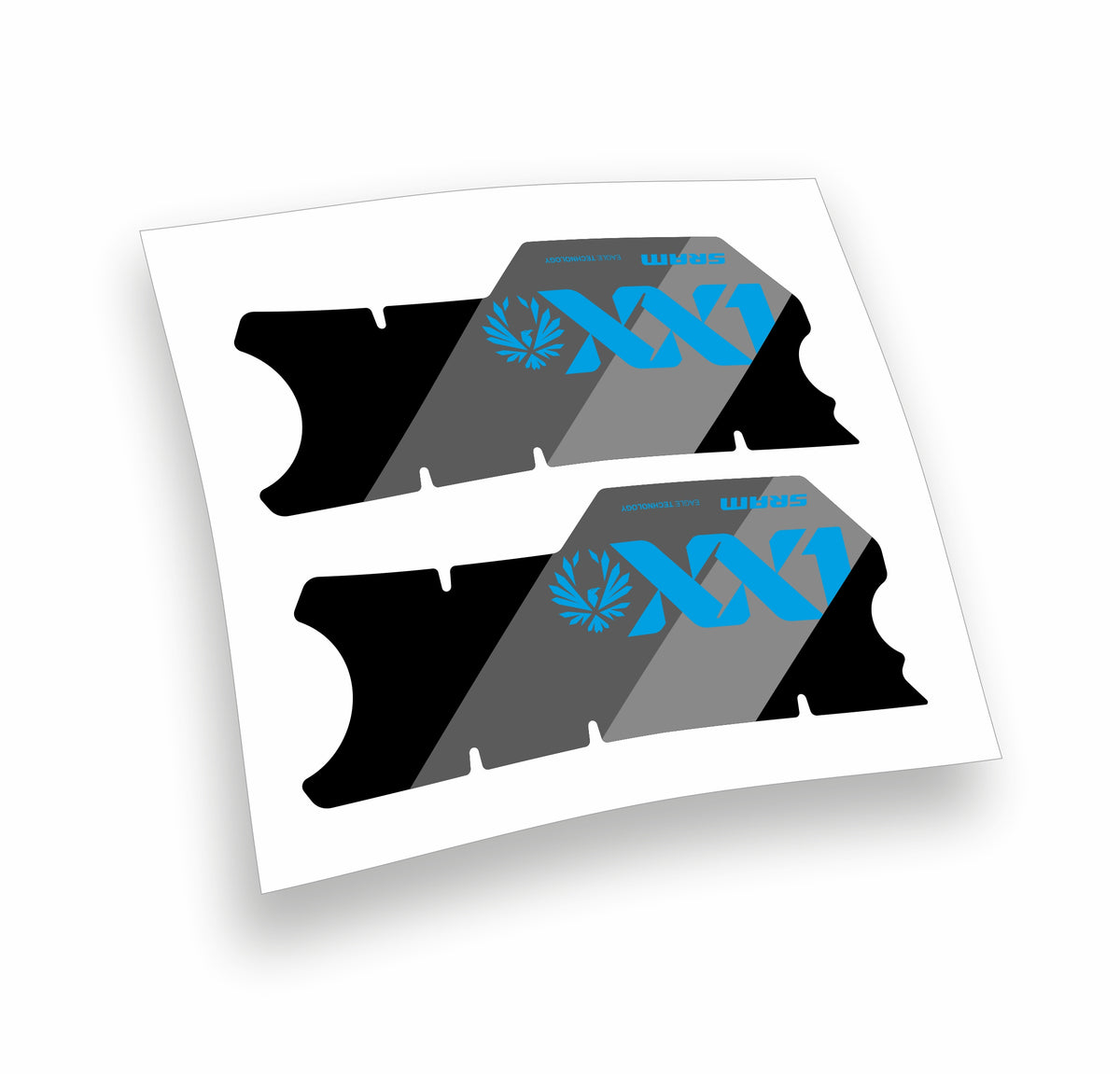 Sram XX1 Eagle Axs DUB adesivi sticker per pedivelle