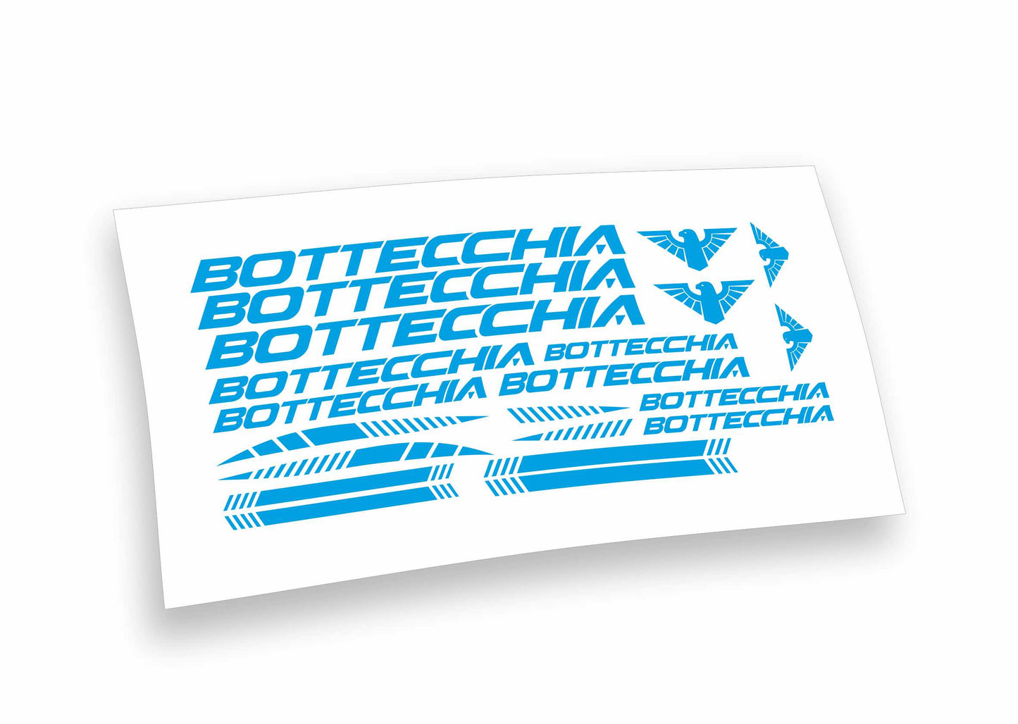 Bottecchia kit adesivi completo 22 pezzi per mountain bike e bici da corsa