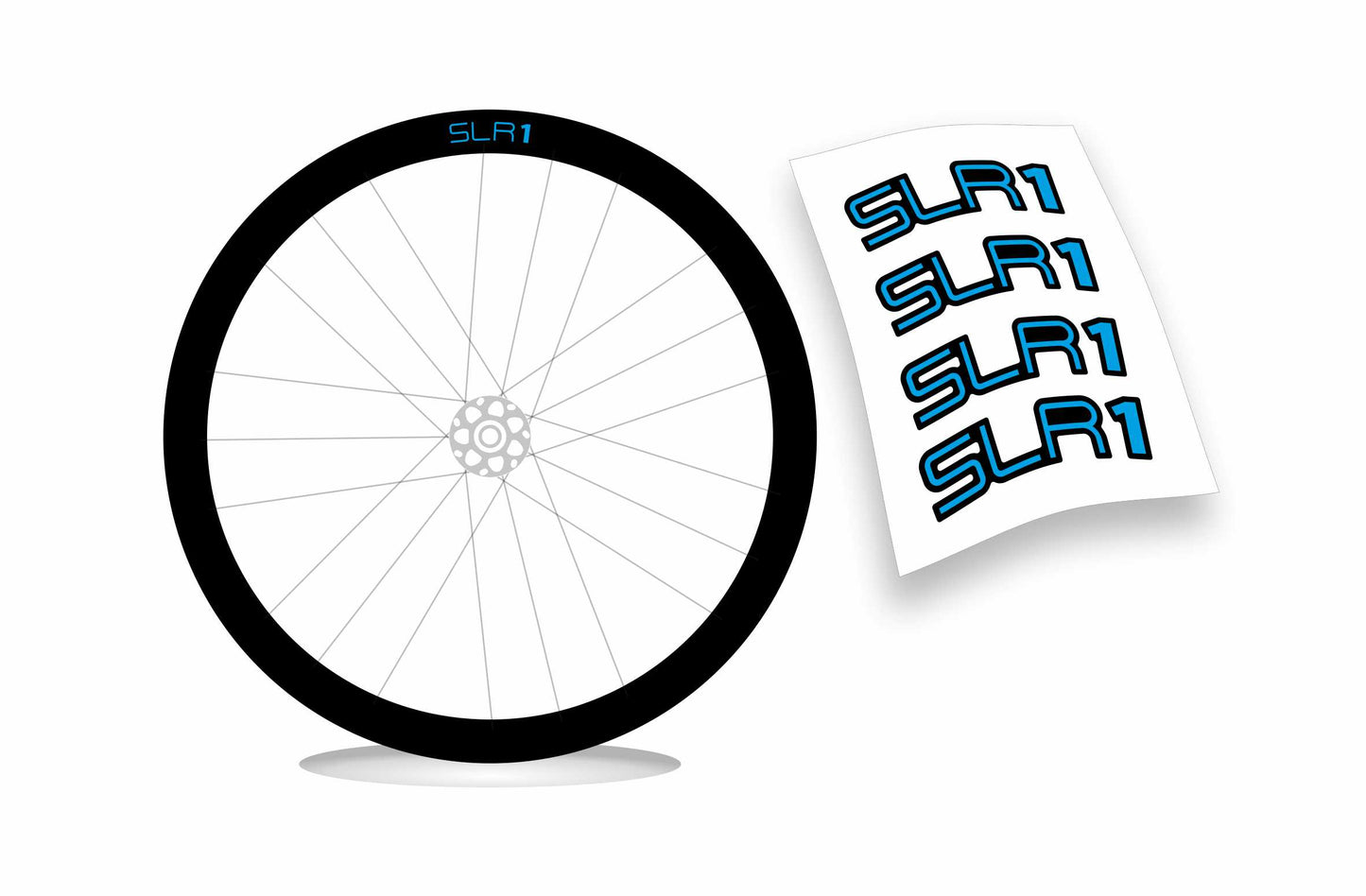 Giant slr 1 disc "42" adesivi per cerchio bici da corsa