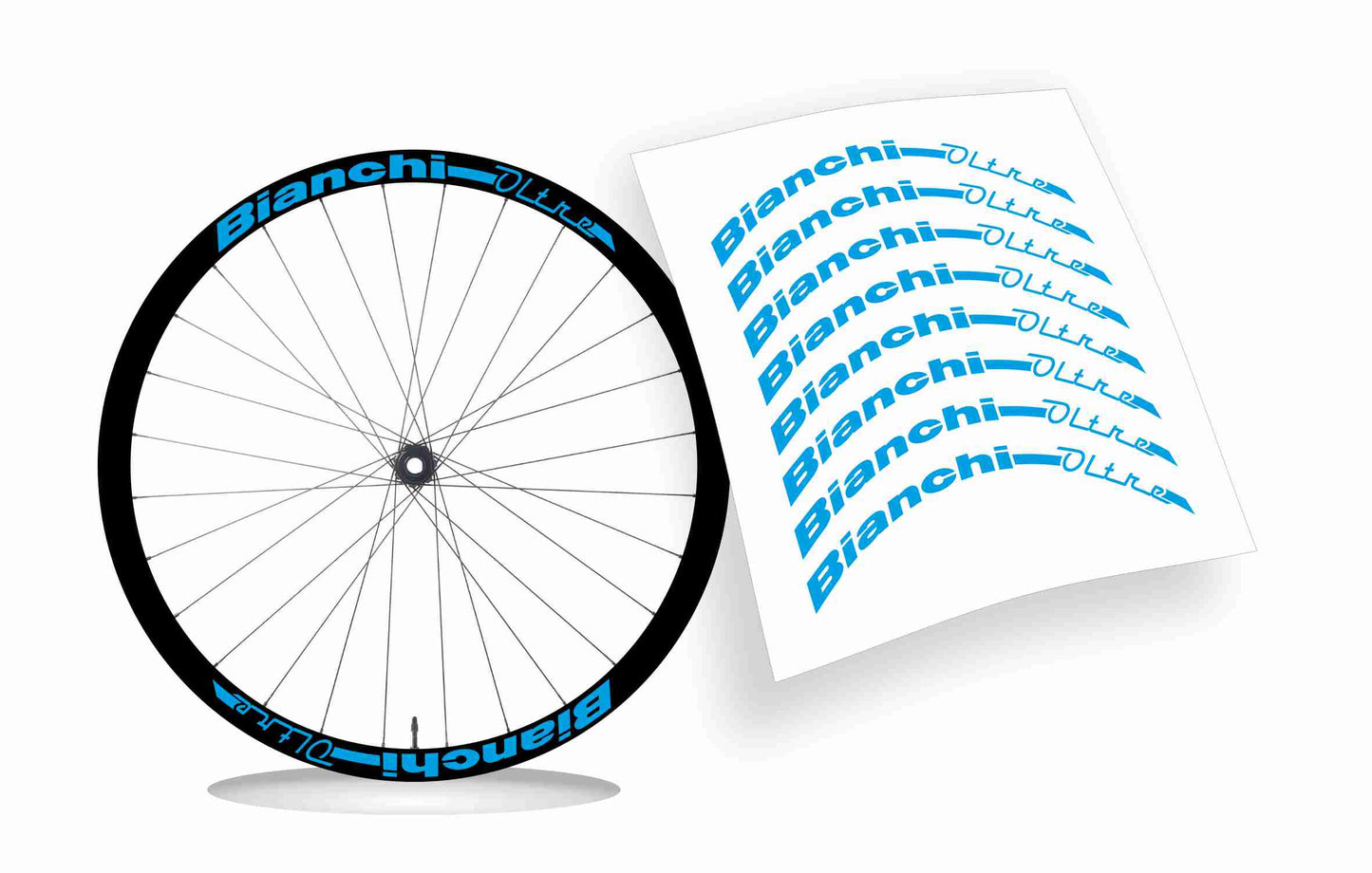 Bianchi aria Oltre adesivi