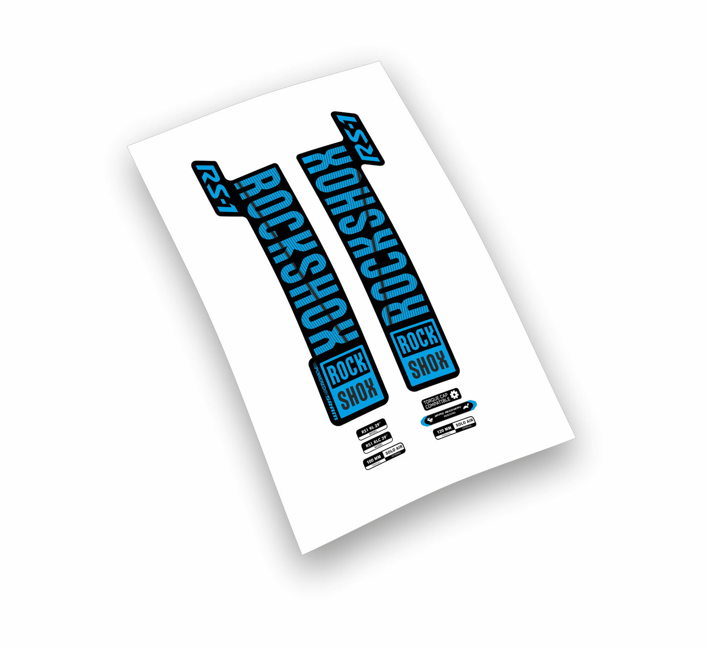 Rock shox RS-1 RL RLC 29 anno 2018 adesivi stickers personalizzati forcella rs1