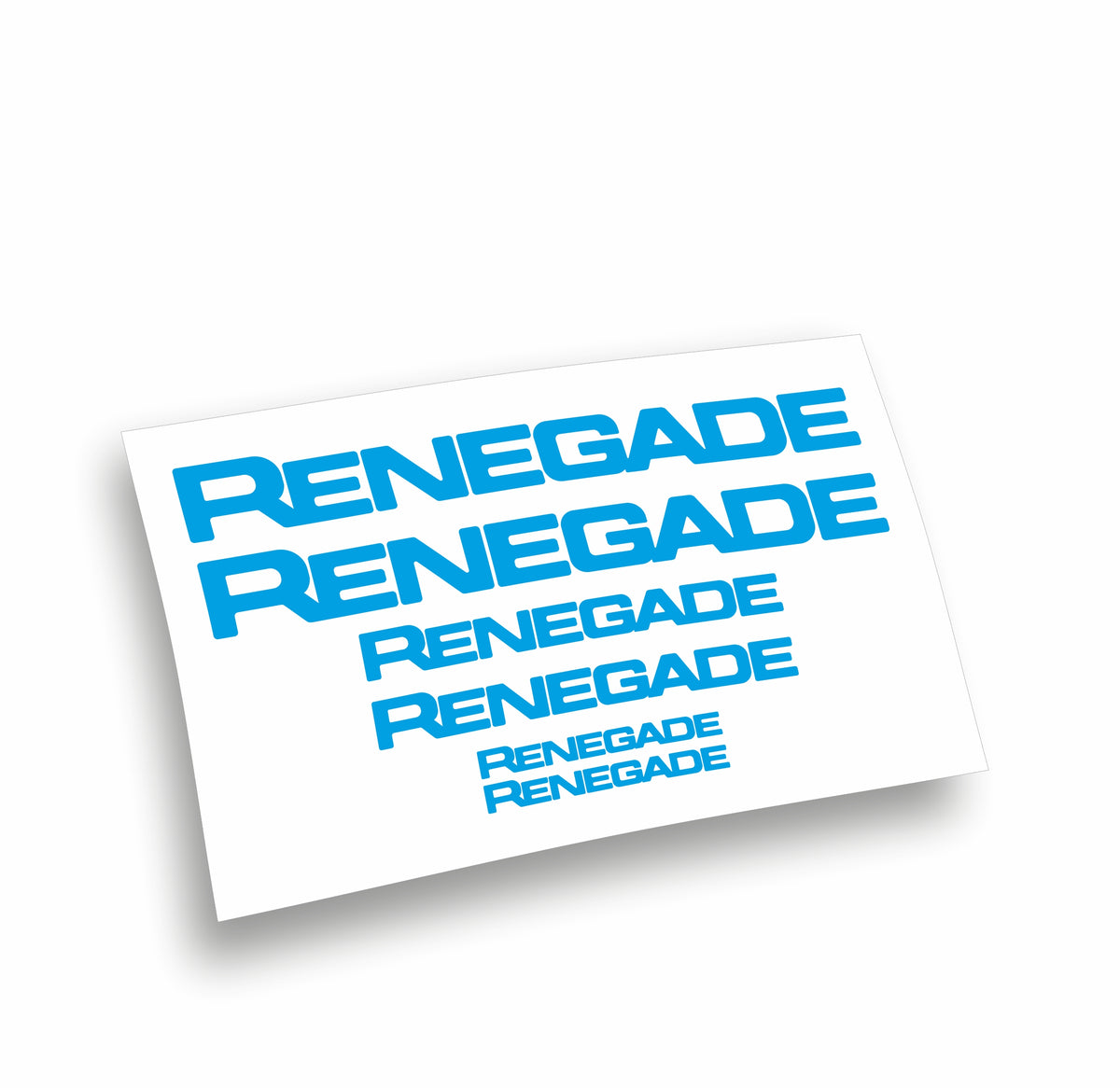 Jeep Renegade Kit adesivi Auto 6 pz.