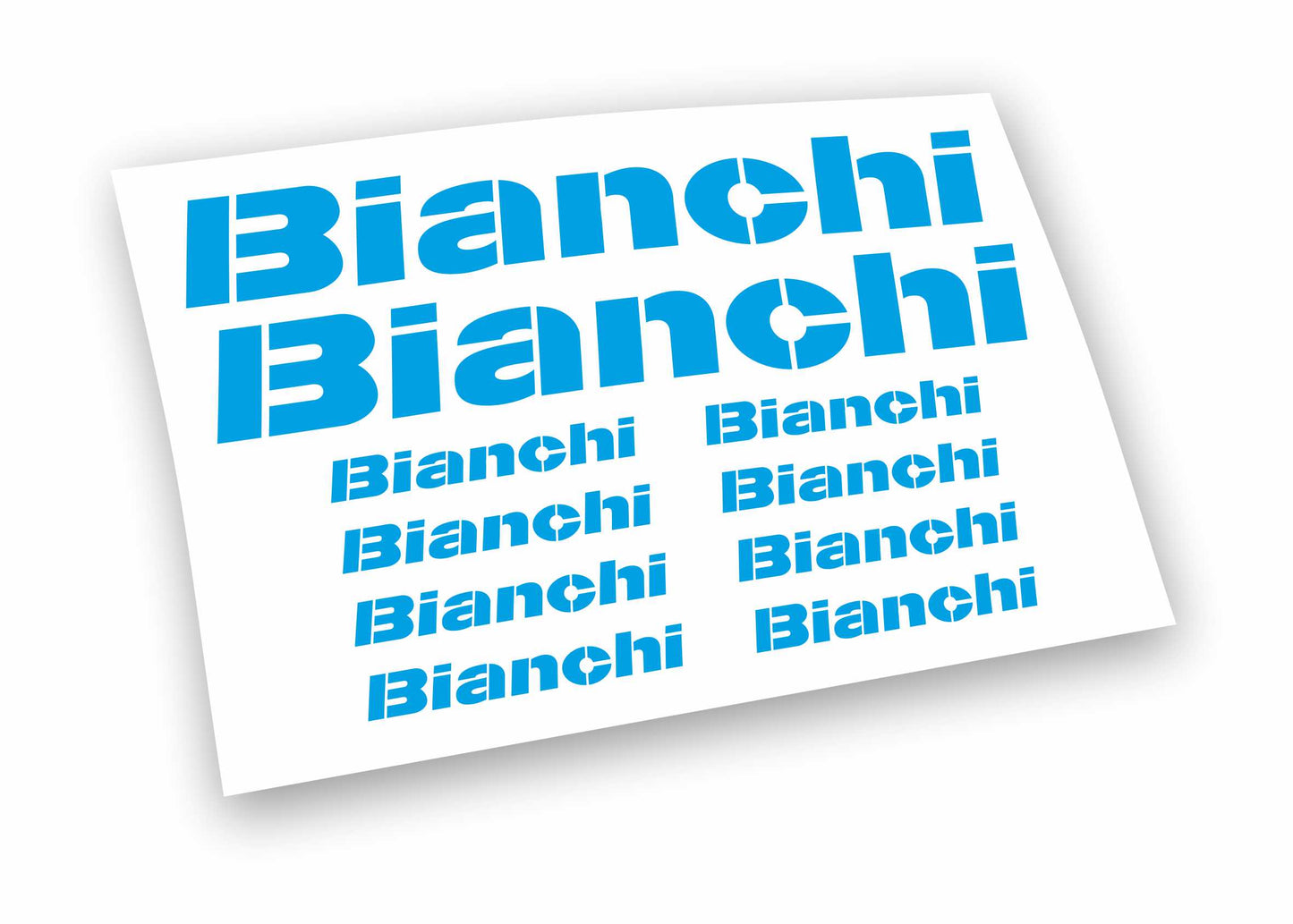 kit adesivi bicicletta bianchi colore personalizzato