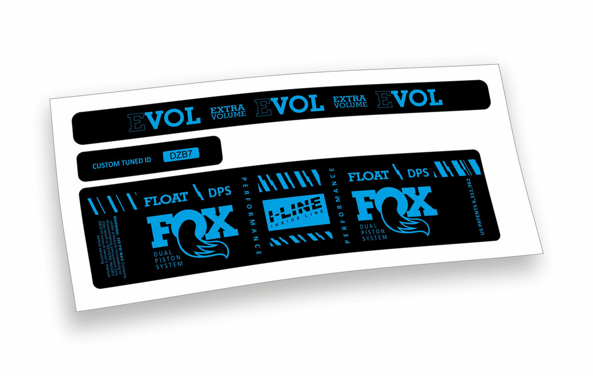 Fox Float DPS Evol Performance 2019/20 adesivi per ammortizzatore posteriore