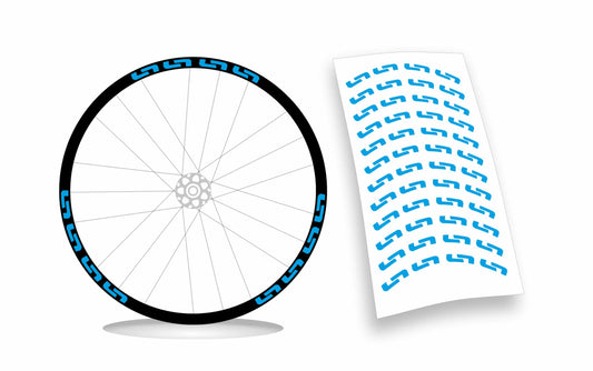 Kit adesivi decorativi per cerchio bici da corsa e mountain bike colore personalizzato