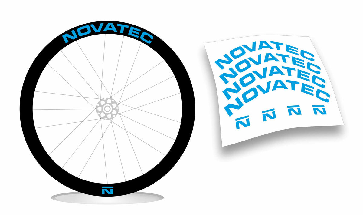Novatec kit adesivi per cerchi bici da corsa  colore personalizzato