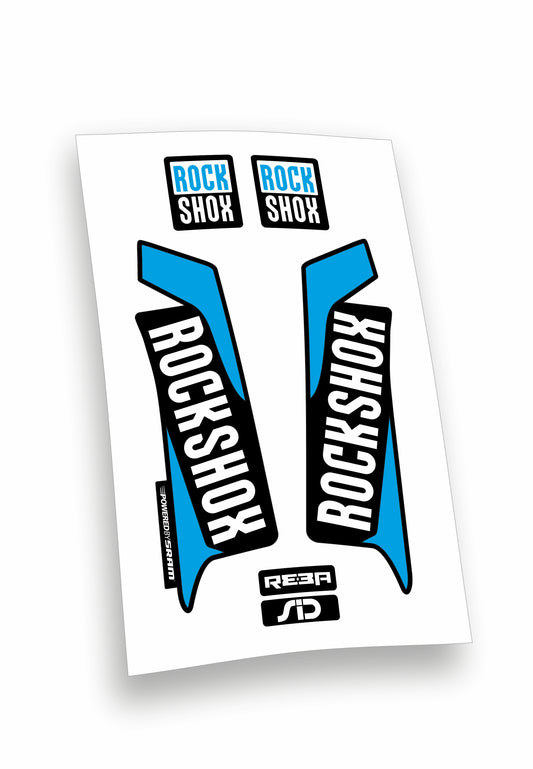 Kit ADESIVI forcella bici mtb rock shox mountain bike stickers fork bike custom reba sid